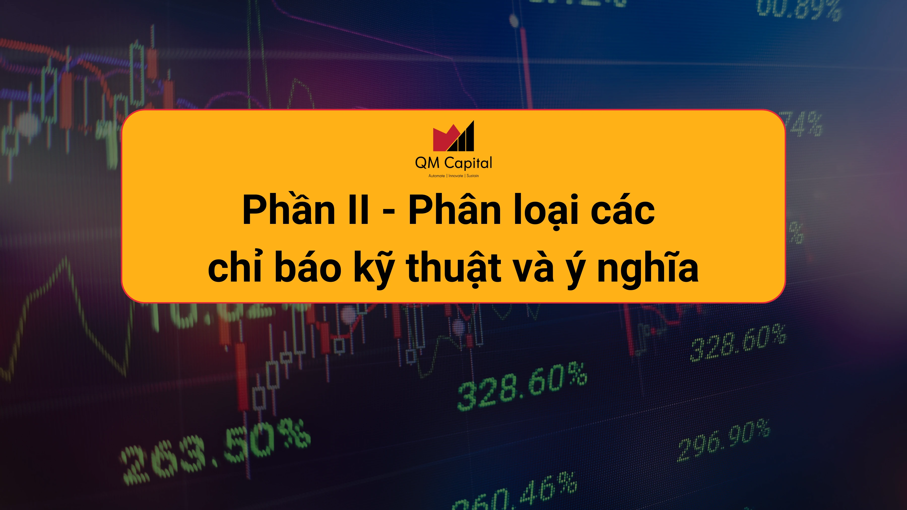 Phần II - Phân loại các chỉ báo kỹ thuật và ý nghĩa