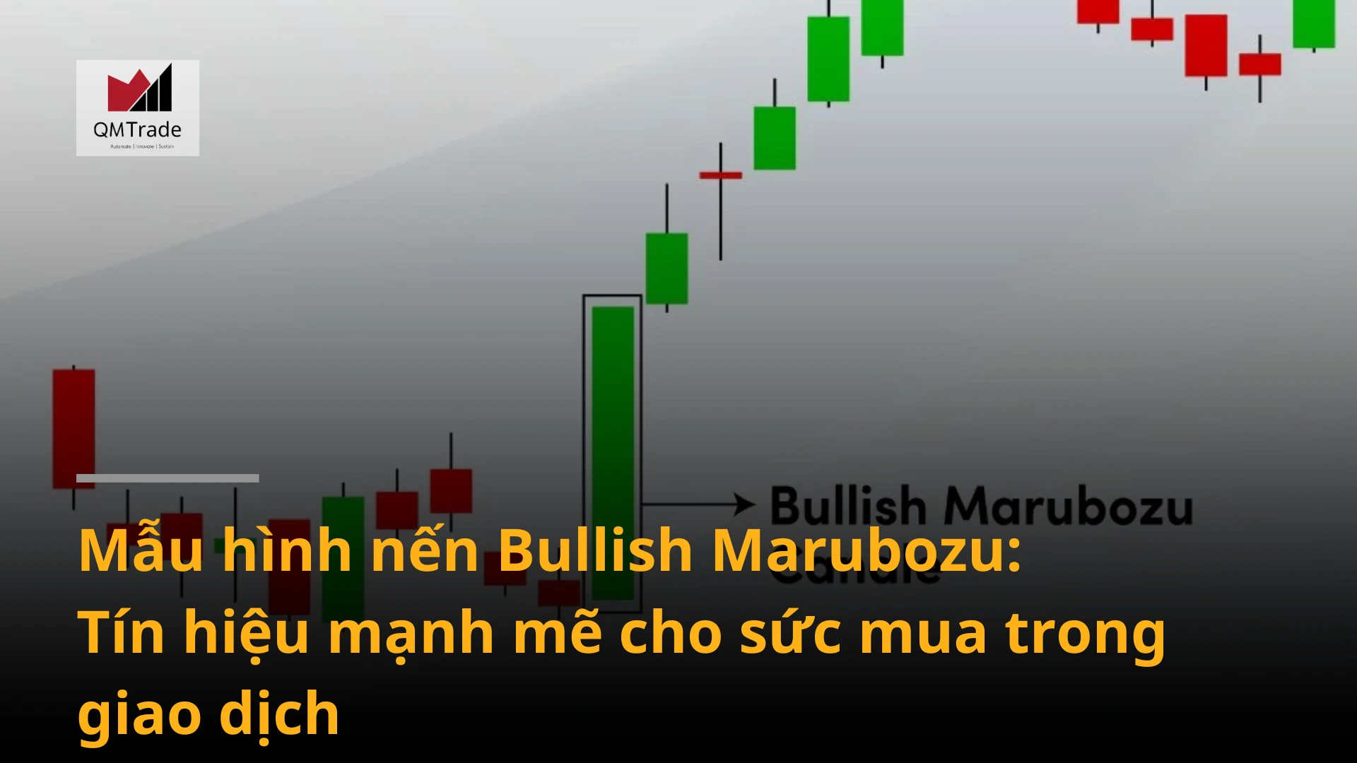 Mẫu hình nến Bullish Marubozu: Tín hiệu mạnh mẽ cho sức mua trong giao dịch