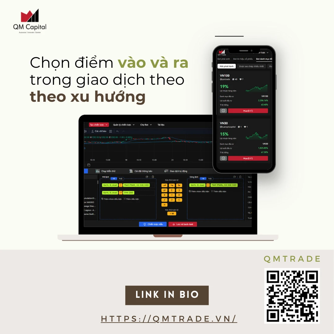 Chọn điểm vào và ra trong giao dịch theo xu hướng